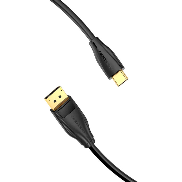 Кабель VENTION Type-C to DisplayPort USB-C - DisplayPort 1м Black (CGYBF)