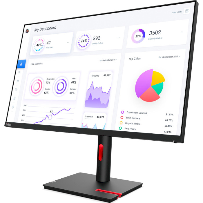 Монитор LENOVO ThinkVision T32P-30 (63D2GAT1UA)