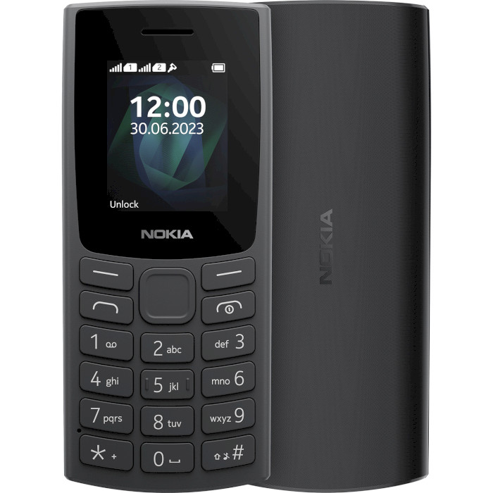 Мобільний телефон NOKIA 105 (2023) DS Charcoal