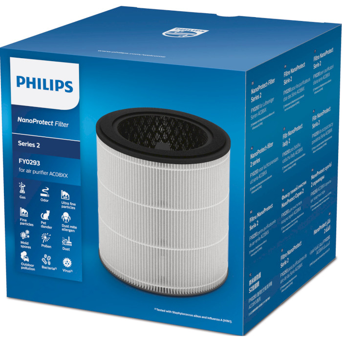 Фільтр для очищувача повітря PHILIPS NanoProtect Series 2 FY0293/30