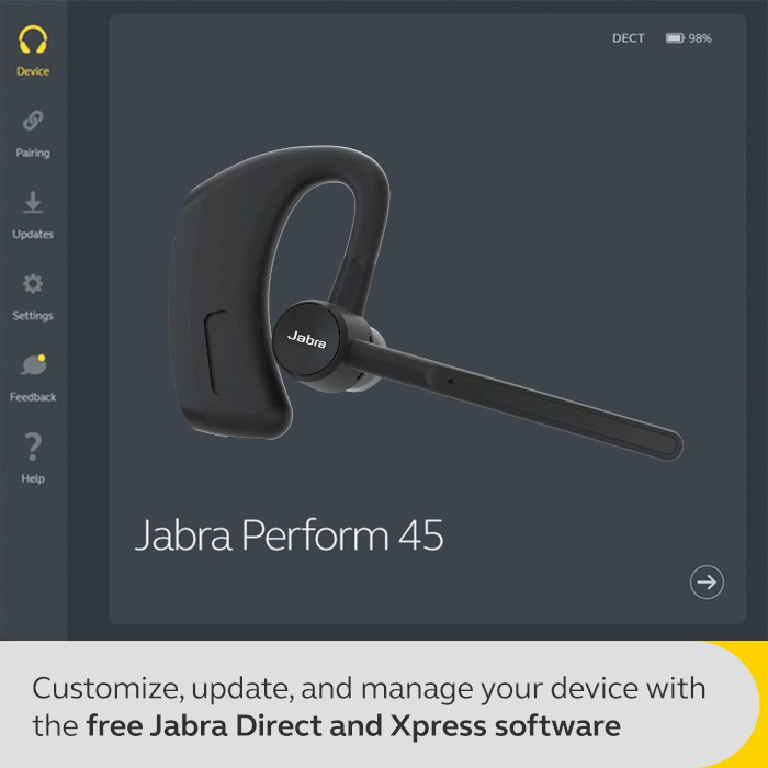 Bluetooth гарнитура JABRA Perform 45 (5101-119)