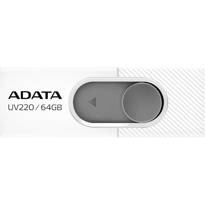 Флешка ADATA UV220 64GB White/Gray (AUV220-64G-RWHGY)