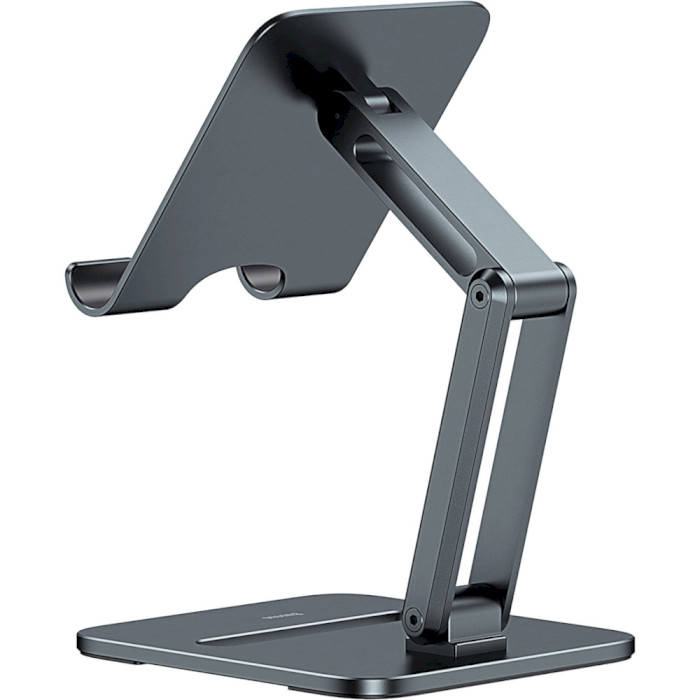 Подставка для планшета BASEUS Desktop Biaxial Foldable Metal Stand Gray (LUSZ000113)