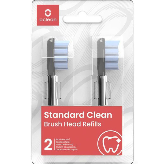 Насадка для зубной щётки OCLEAN P2S5 Standard Clean Black 2шт (C04000181)