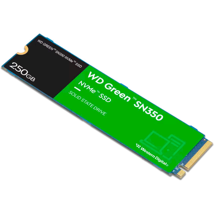SSD диск WD Green SN350 250GB M.2 NVMe (WDS250G2G0C)