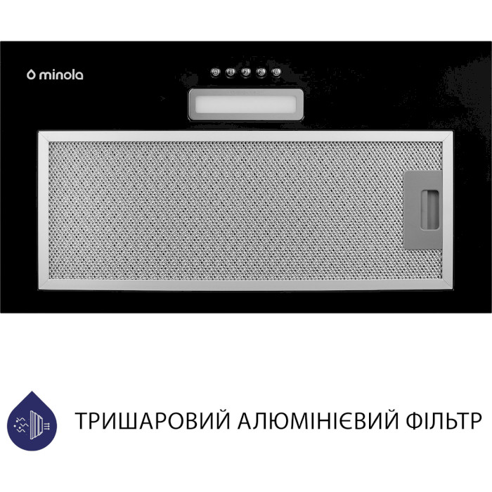 Вытяжка MINOLA HBI 5025 BL LED