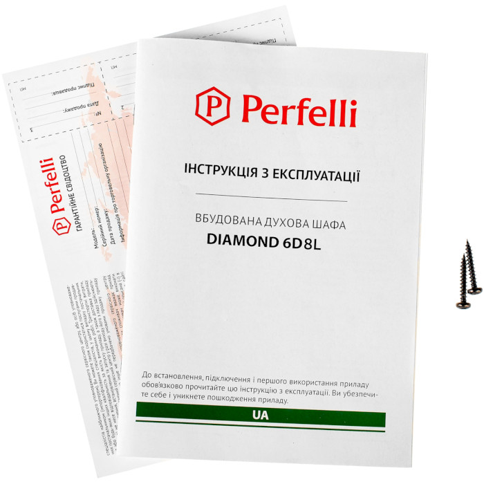 Духовой шкаф PERFELLI Diamond 6D8L Nero