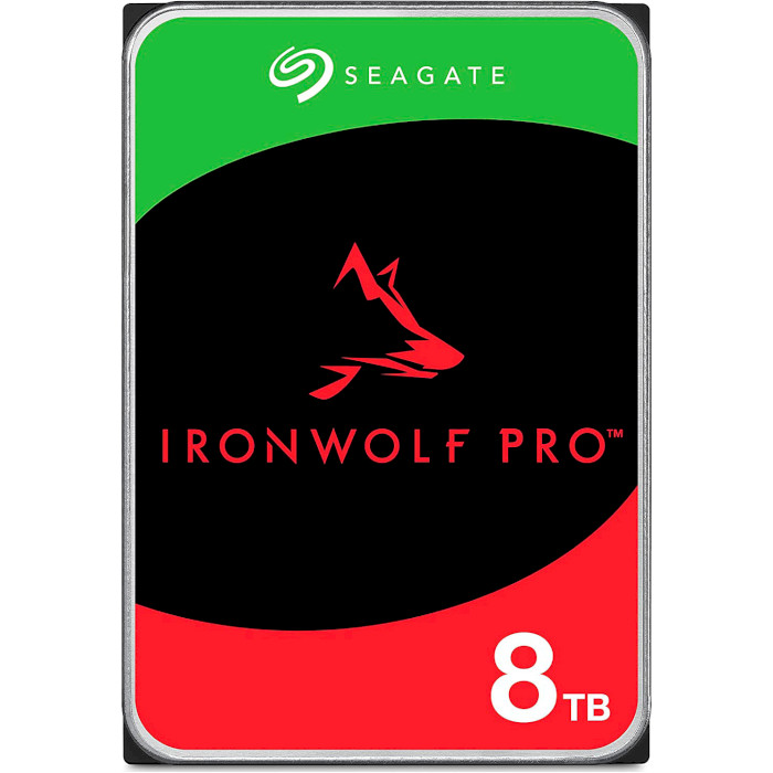 Жёсткий диск 3.5" SEAGATE IronWolf Pro 8TB SATA/256MB (ST8000NT001)