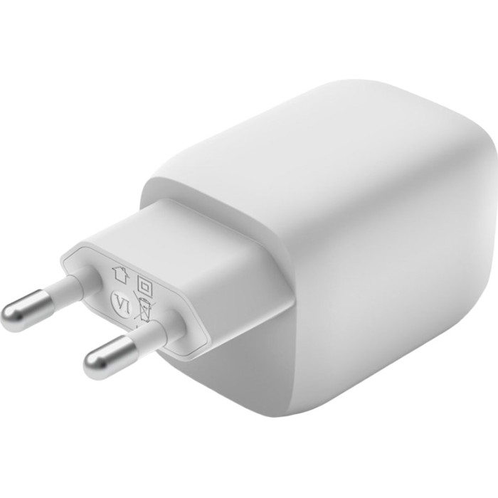 Зарядное устройство BELKIN Boost Up Charge Pro GaN Dual USB-C Charger 65W White (WCH013VFWH)