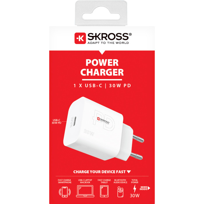 Зарядное устройство SKROSS Power Charger EU C30PD White (3310189)