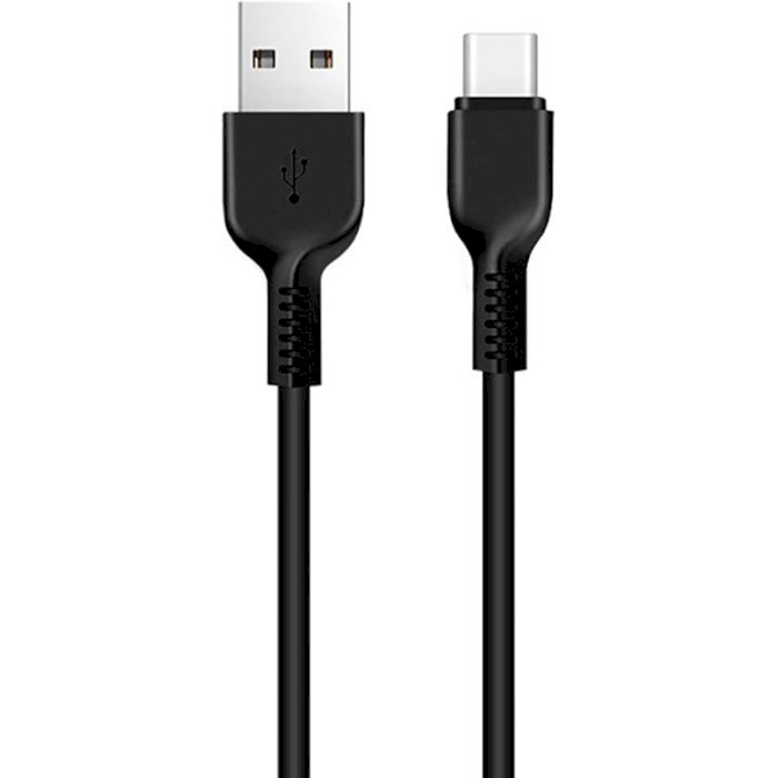 Кабель HOCO X20 Flash USB-A to Type-C 2м Black