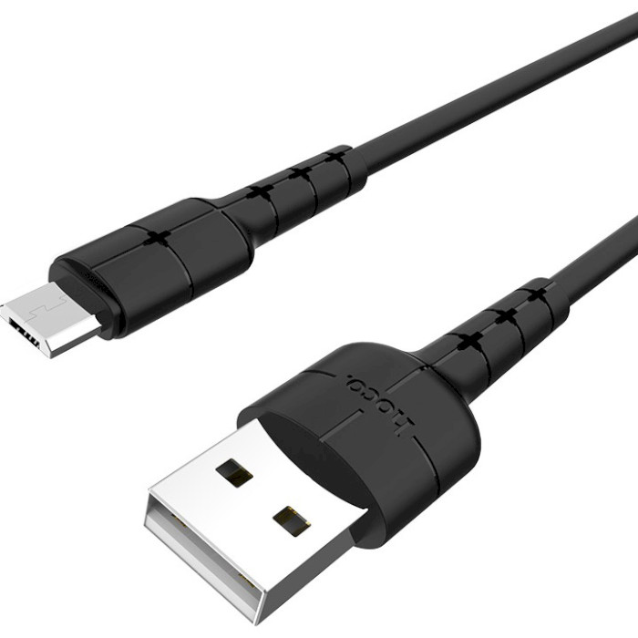 Кабель HOCO X30 Star USB-A to Micro-USB 1.2м Black