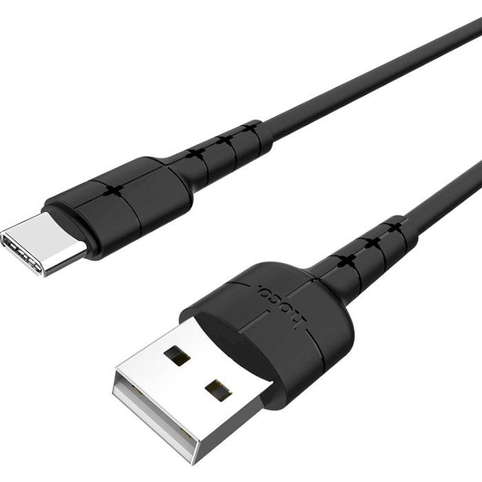 Кабель HOCO X30 Star USB-A to Type-C 1.2м Black