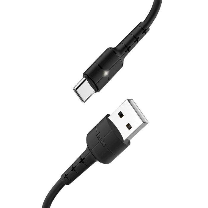 Кабель HOCO X30 Star USB-A to Type-C 1.2м Black
