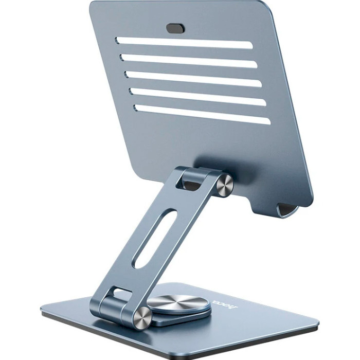 Подставка для планшета HOCO PH52 Might Metal Rotating Tablet Desktop Holder Metal Gray