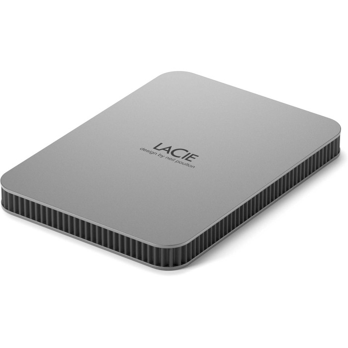 Портативний жорсткий диск LACIE Mobile Drive 5TB USB3.2 Moon Silver (STLP5000400)