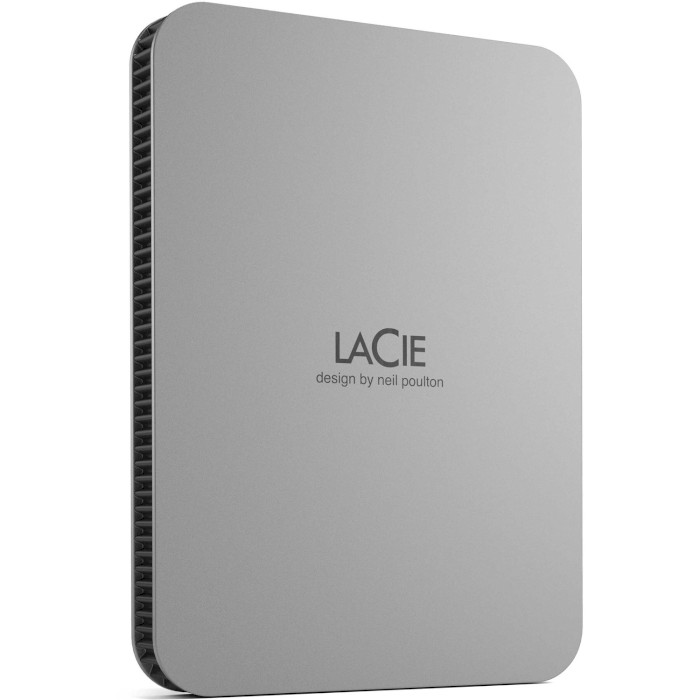 Портативний жорсткий диск LACIE Mobile Drive 5TB USB3.2 Moon Silver (STLP5000400)