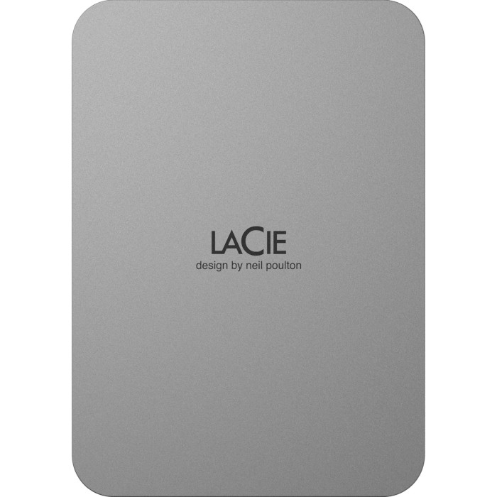 Портативний жорсткий диск LACIE Mobile Drive 5TB USB3.2 Moon Silver (STLP5000400)