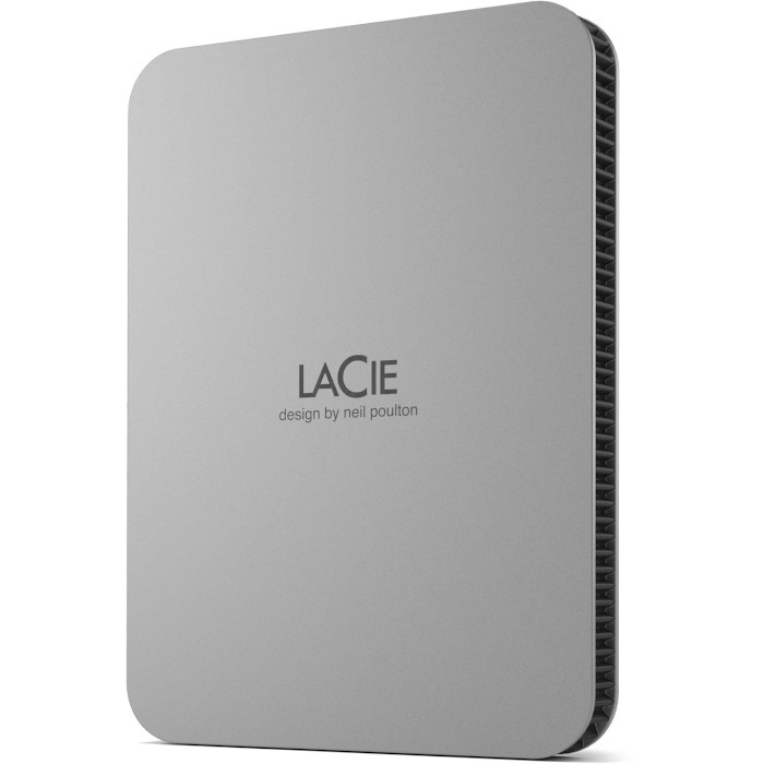 Портативный жёсткий диск LACIE Mobile Drive 5TB USB3.2 Moon Silver (STLP5000400)