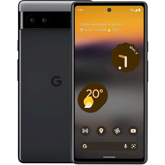Смартфон GOOGLE Pixel 6a 6/128GB JP Charcoal (810029935067)