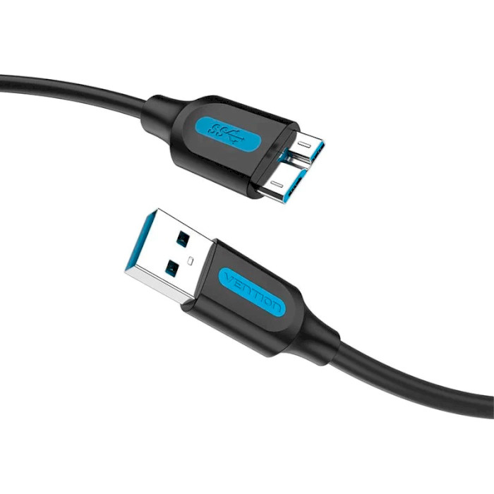 Кабель VENTION USB3.0 AM/Micro-BM 0.5м Black (COPBD)