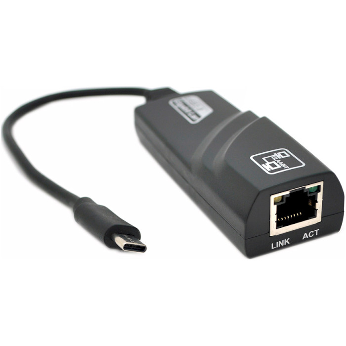 Сетевой адаптер VOLTRONIC Type-C to Ethernet Black (TYPE-C- RJ-45.G)