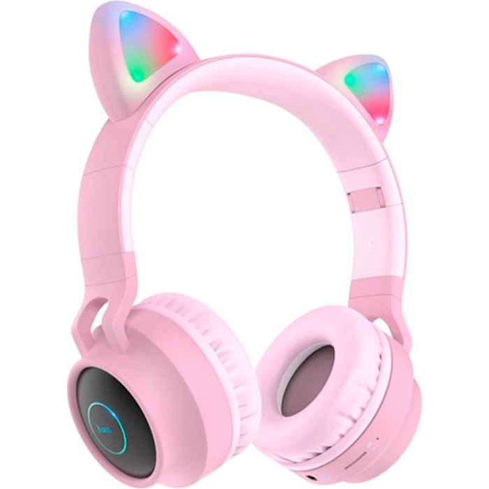 Навушники HOCO W27 Cat Ear Pink