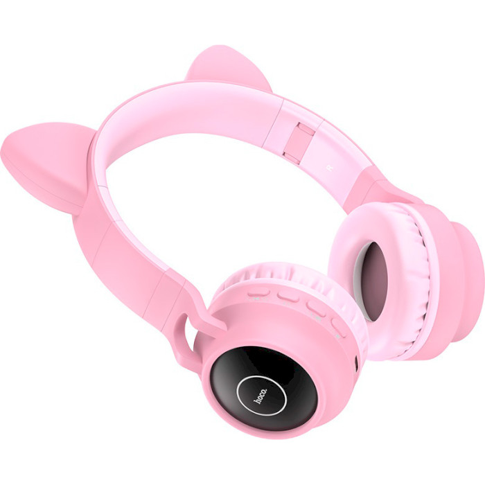 Наушники HOCO W27 Cat Ear Pink