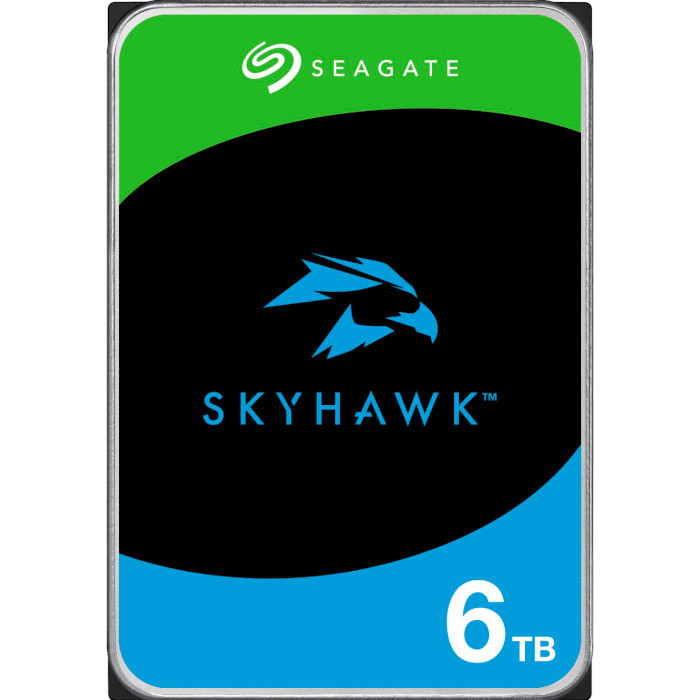 Жорсткий диск 3.5" SEAGATE SkyHawk 6TB SATA/256MB (ST6000VX009)