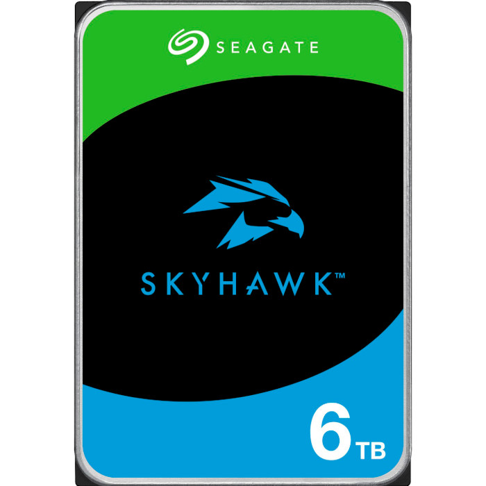 Жёсткий диск 3.5" SEAGATE SkyHawk 6TB SATA/256MB (ST6000VX009)