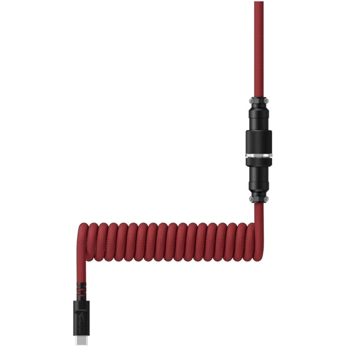 Кабель для игровой клавиатуры HYPERX Coiled Cable Red 1.37m (6J677AA)