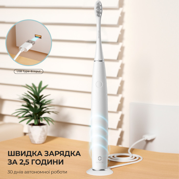 Електрична зубна щітка OCLEAN Air 2T Neat White