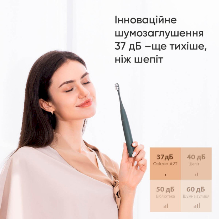 Електрична зубна щітка OCLEAN Air 2T Vitality Green