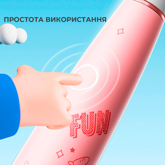 Електрична дитяча зубна щітка OCLEAN Kids Electric Toothbrush Pink