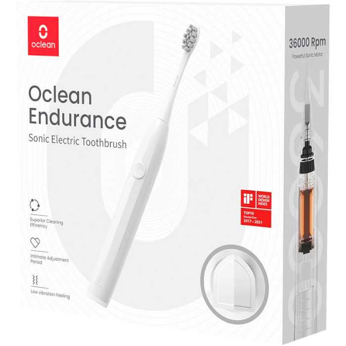 Електрична зубна щітка OCLEAN Endurance White