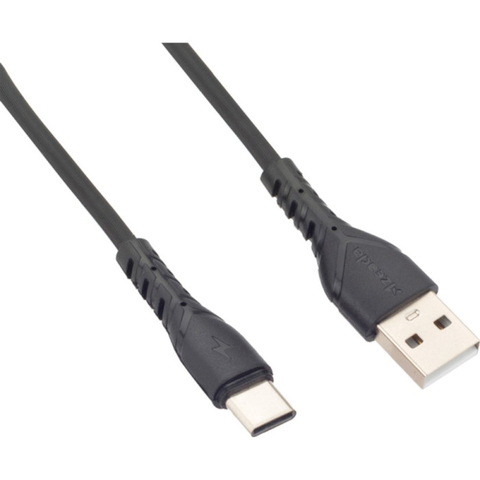 Кабель PRODA PD-B47A USB-A to Type-C 3А 1м Black