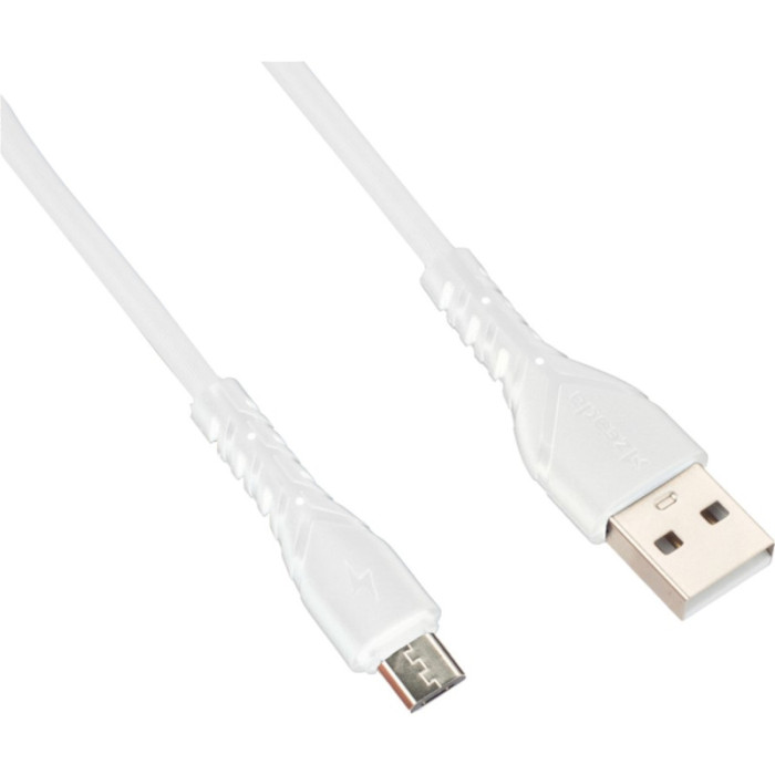 Кабель PRODA PD-B47M USB-A to Micro-USB 3A 1м White