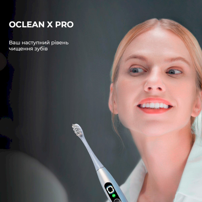 Електрична зубна щітка OCLEAN X Pro Glamour Silver