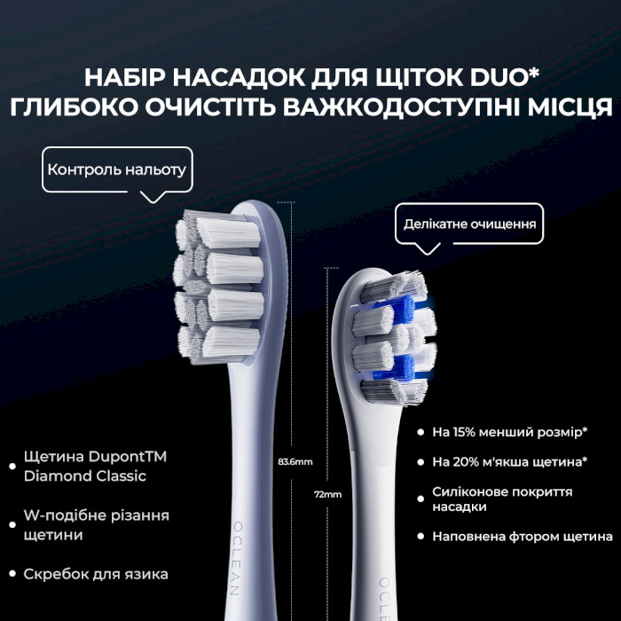 Електрична зубна щітка OCLEAN X Pro Glamour Silver