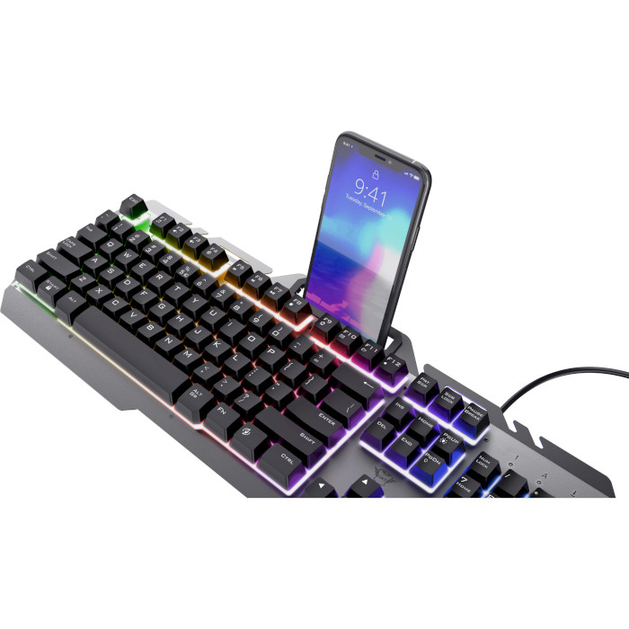 Клавіатура TRUST Gaming GXT 853 Esca Metal Rainbow (23796)