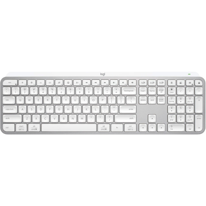 Клавиатура беспроводная LOGITECH MX Keys S Pale Gray (920-011588)