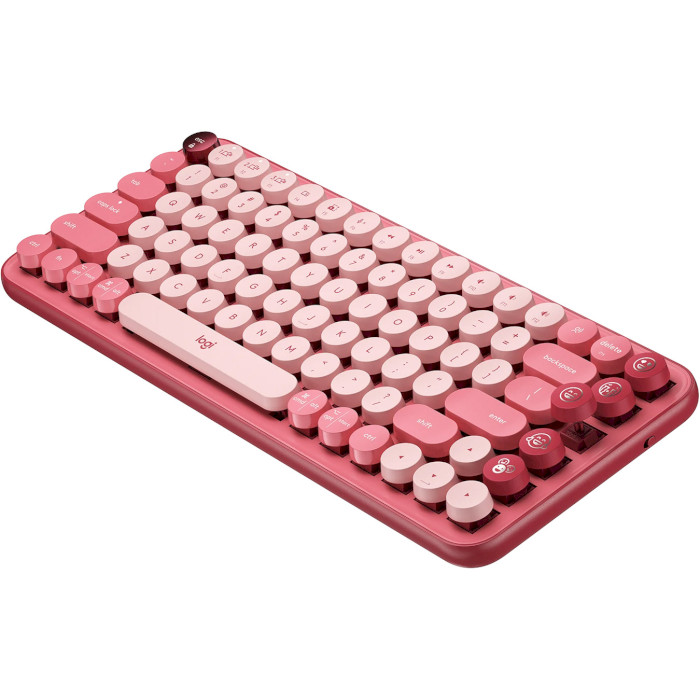 Клавиатура беспроводная LOGITECH Pop Keys Wireless Mechanical Keyboard with Emoji Keys Heartbreaker (920-010737)