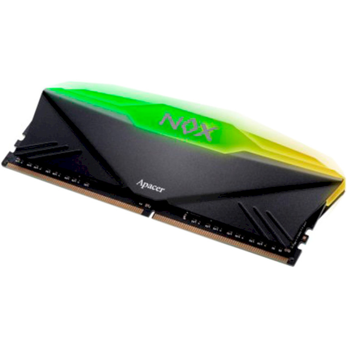 Модуль пам'яті APACER Nox RGB Black DDR4 3200MHz 16GB Kit 2x8GB (AH4U16G32C28YNBAA-2)