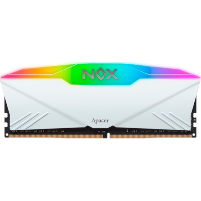 Модуль пам'яті APACER Nox RGB White DDR4 3200MHz 16GB Kit 2x8GB (AH4U16G32C28YNWAA-2)