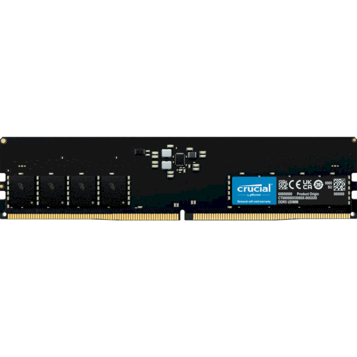 Модуль пам'яті CRUCIAL DDR5 4800MHz 32GB Kit 2x16GB (CT2K16G48C40U5)