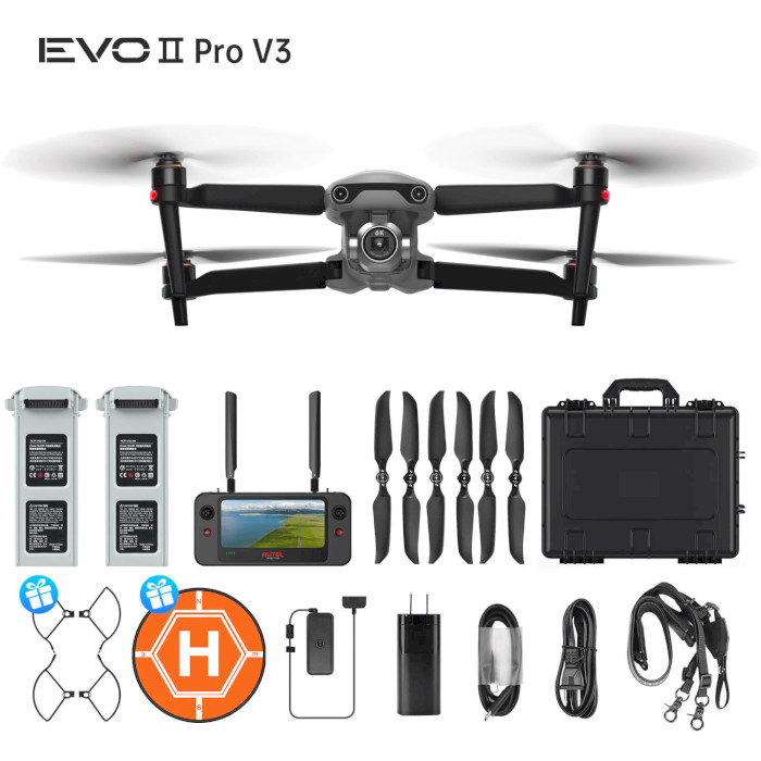 Квадрокоптер AUTEL EVO II Pro V3 Gray Rugged Bundle (102001738)