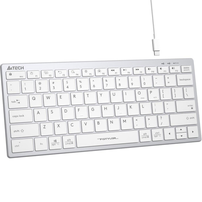 Клавиатура A4TECH Fstyler FX51 White
