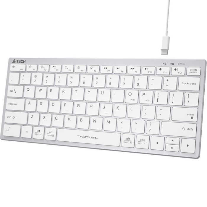 Клавиатура A4TECH Fstyler FX51 White