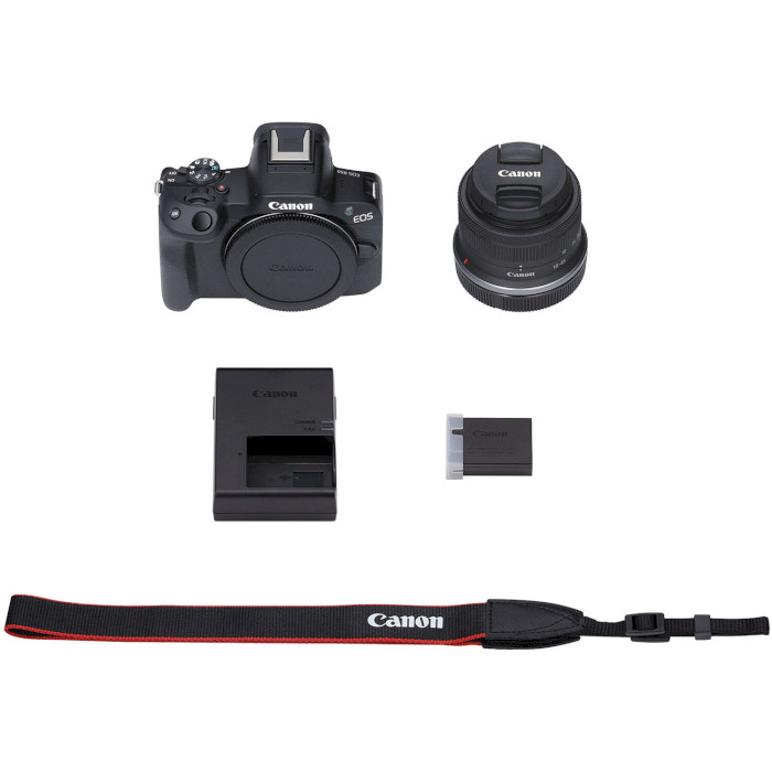 Фотоапарат CANON EOS R50 Kit Black RF-S 18-45mm f4.5-6.3 IS STM (5811C033)