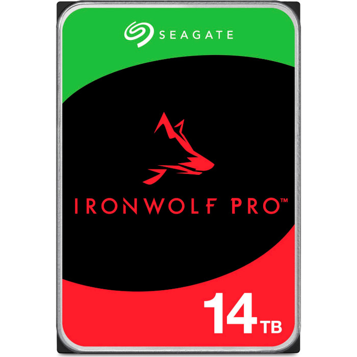 Жёсткий диск 3.5" SEAGATE IronWolf Pro 14TB SATA/256MB (ST14000NT001)